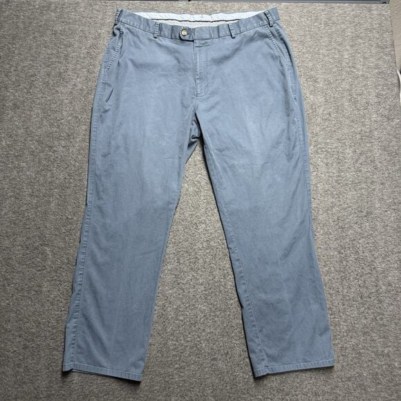 Peter Millar Other - Peter Millar Chino Pants Men 40X28 Blue Straight 100% Pima Cotton Golf Stretch